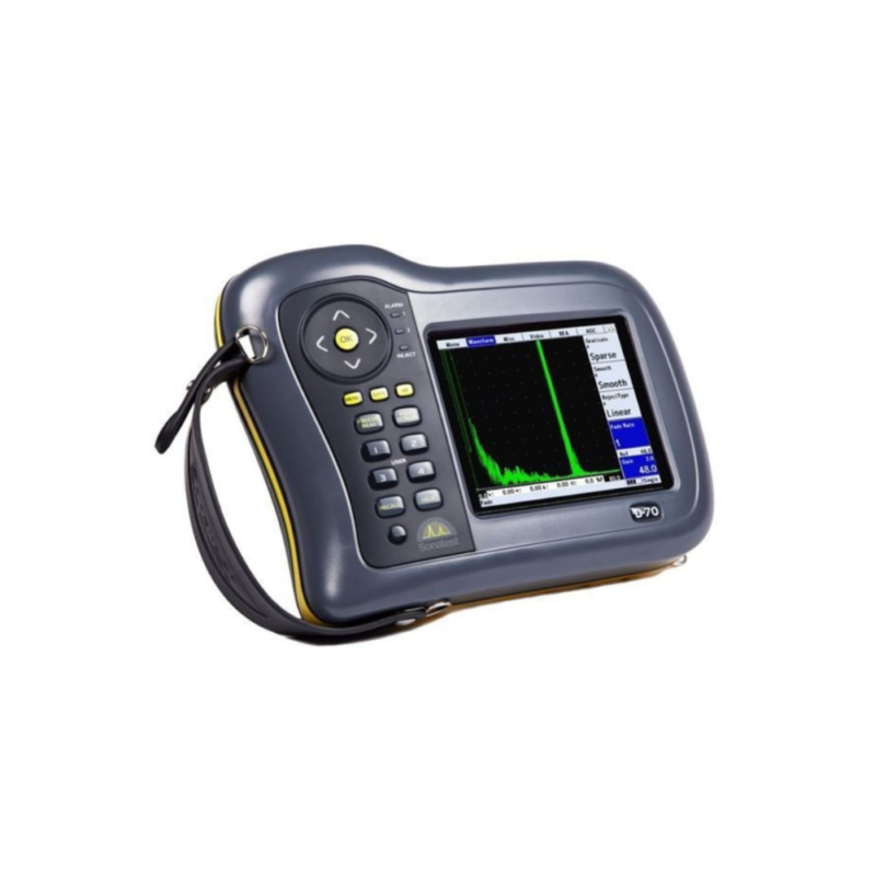 Masterscan D-70, portable ultrasonic equipment, ultrasonic flaw detector, NDT (non-destructive testing), advanced ultrasonic inspection, material analysis, structural integrity assessment, industrial ultrasonic testing, crack detection, ultrasonic thickness measurement, high-precision ultrasonic technology, weld inspection, solutions for non-destructive testing, next-generation ultrasonic equipment, defect analysis in materials, advanced NDT technology, corrosion evaluation, ultrasonic quality inspection, portable NDT equipment, flaw detection in materials.